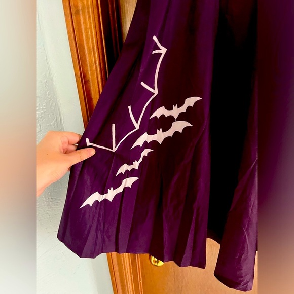 Spooky Season Halloween Purple Bat Dress-XL - Picture 6 of 6